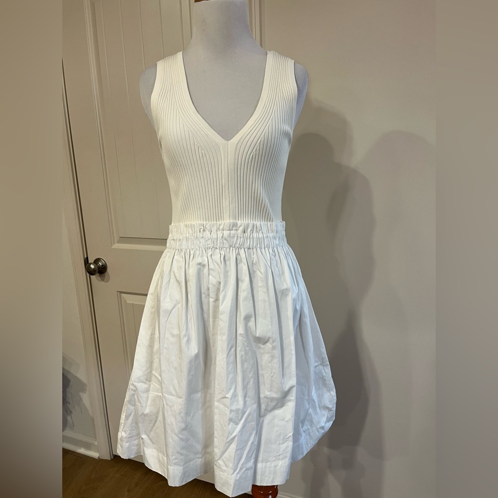 Joie White A-Line Skirt